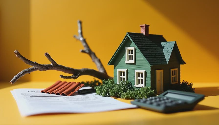 Illustration for homeowners insurance for tree damage