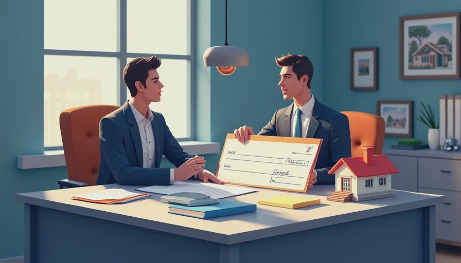 Illustration for what is a public adjuster on a check